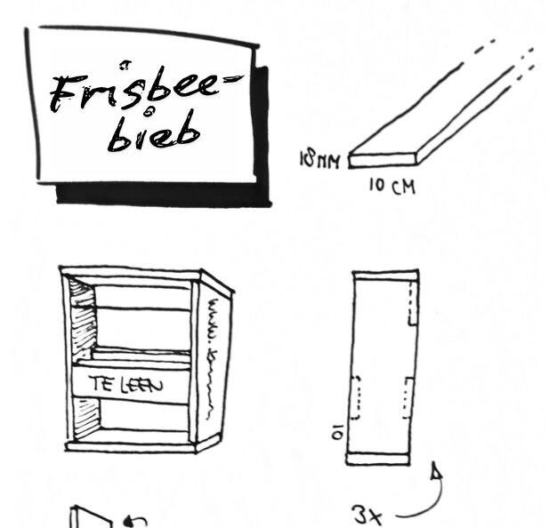 Frisbee-bieb ontwerp