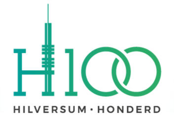 Hilversum 100 logo